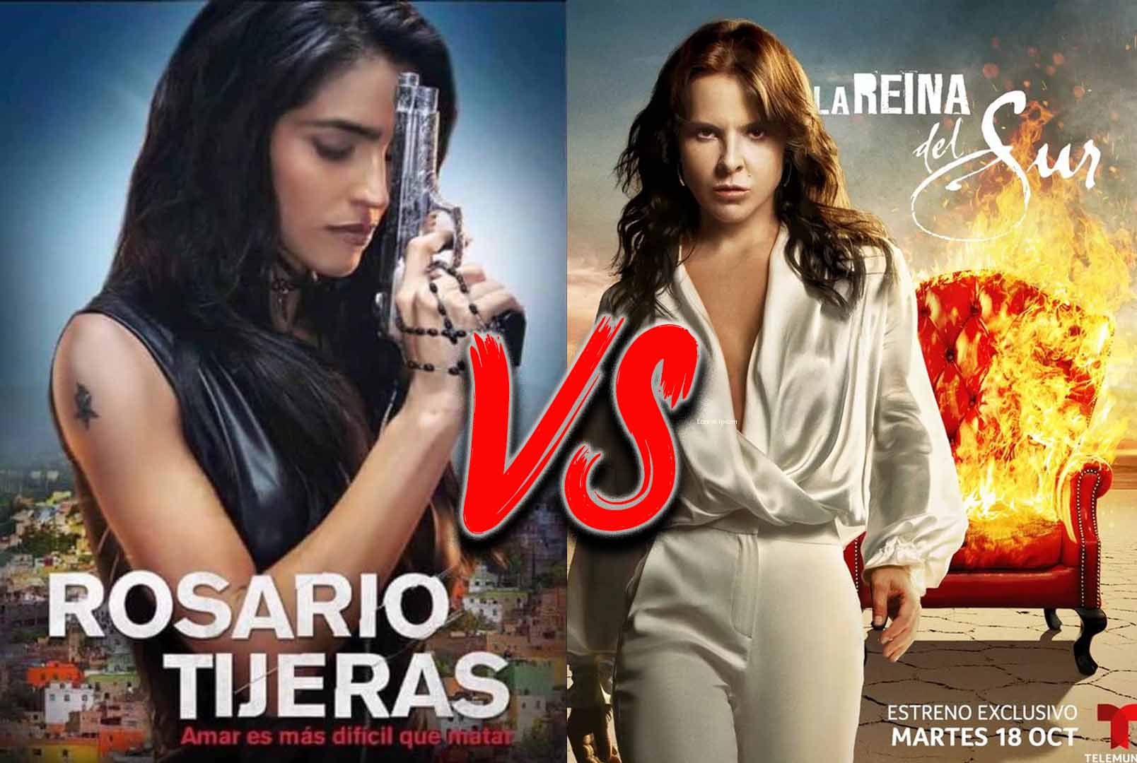Rosario Tijeras Vs La Reina del Sur: Guerra de Luchonas