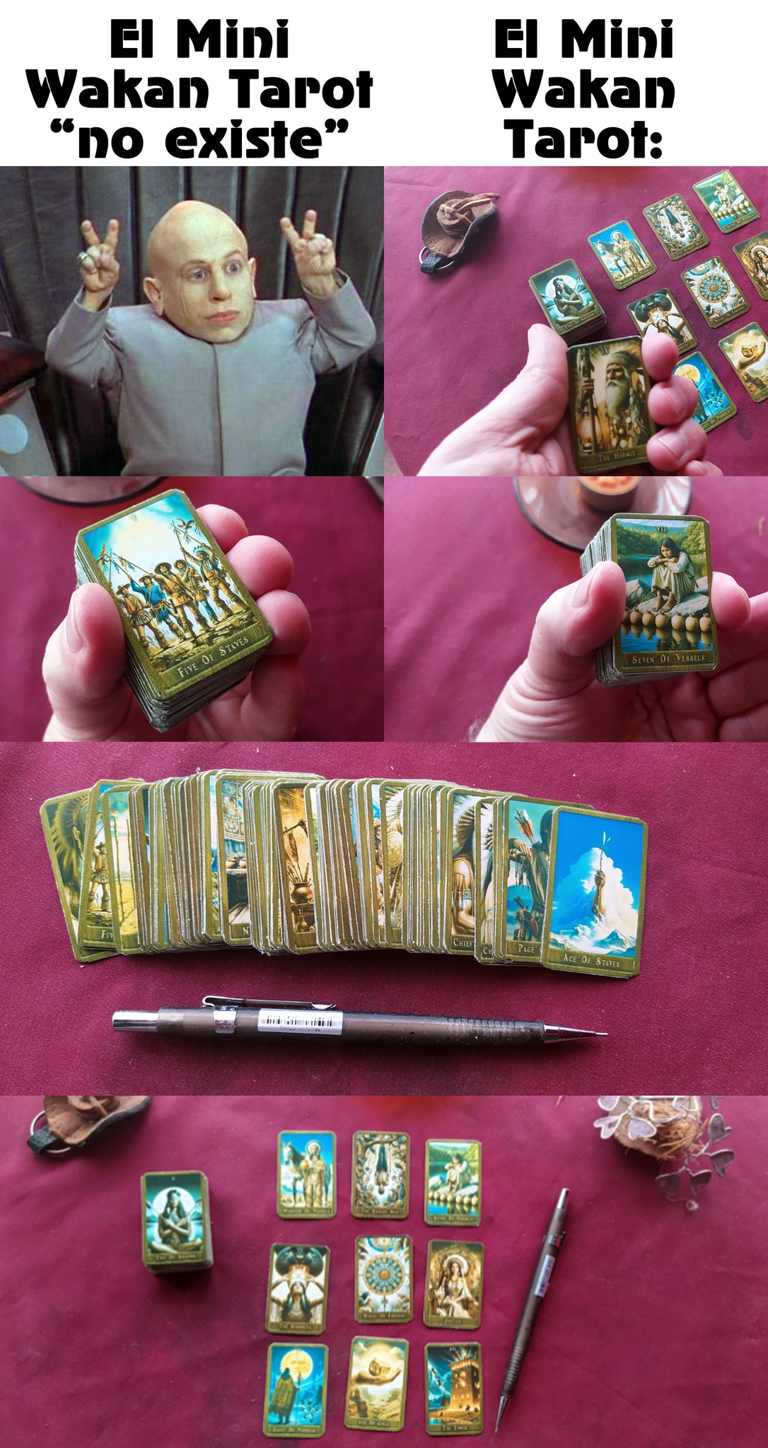 Set De Mini Tarots X 4 Títulos Originales - Combo - Imagen 4