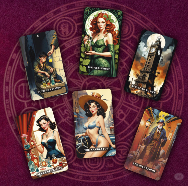 Caso real de tirada DRAE para crisis vocacional con Arcanos de la Mystic Metropolis Noir
