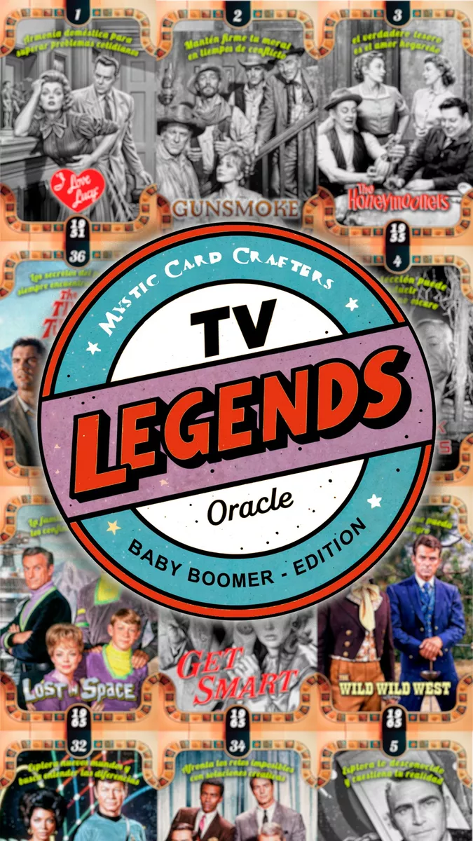 Mazo De Oráculo Tv Legends - Boomer Edition - En Español