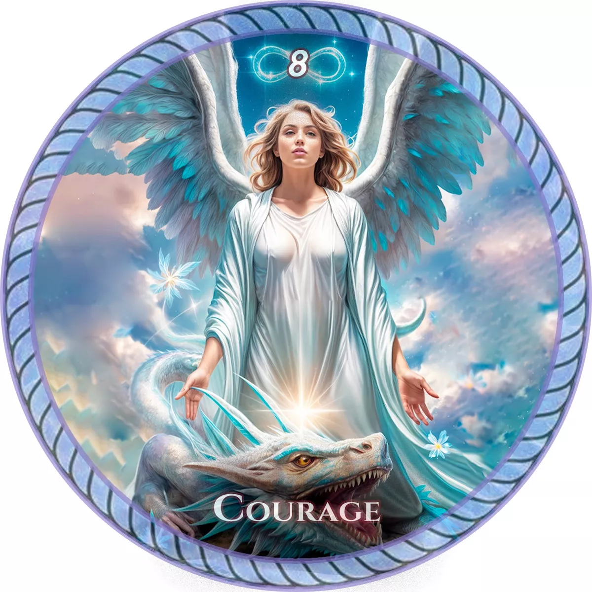 Cartas De Tarot Arcanos Circulares 66 Cartas Tres Energías - Imagen 10