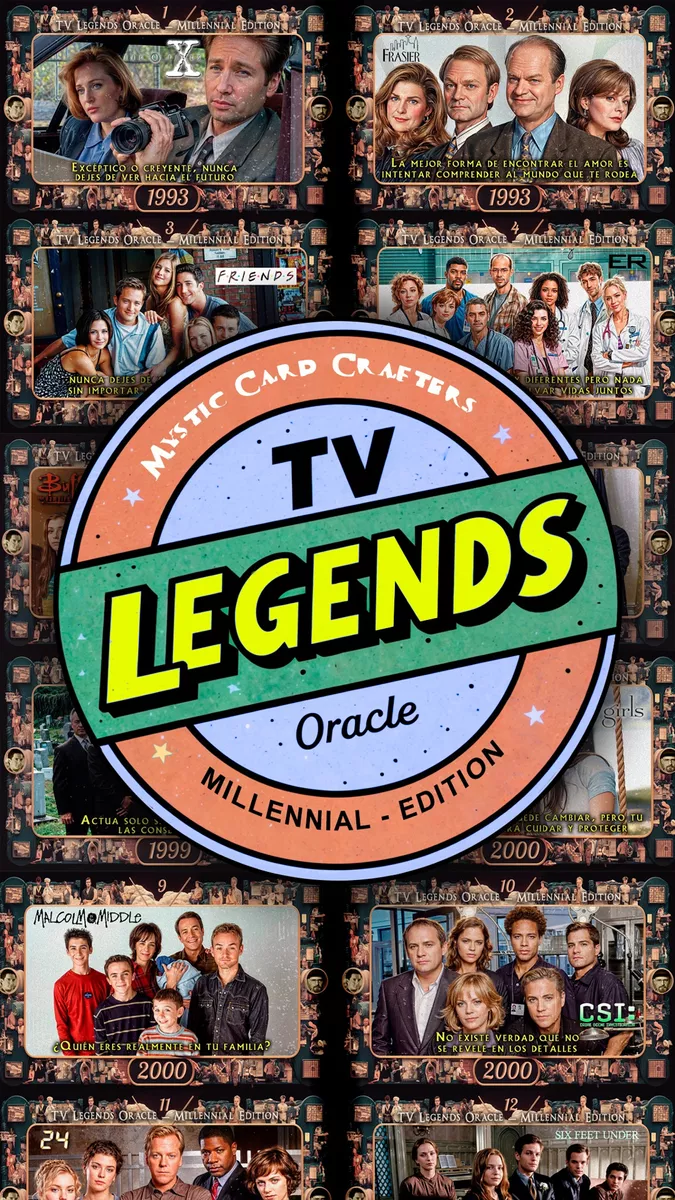 Mazo De Oráculo Tv Legends - Millennial Edition - En Español