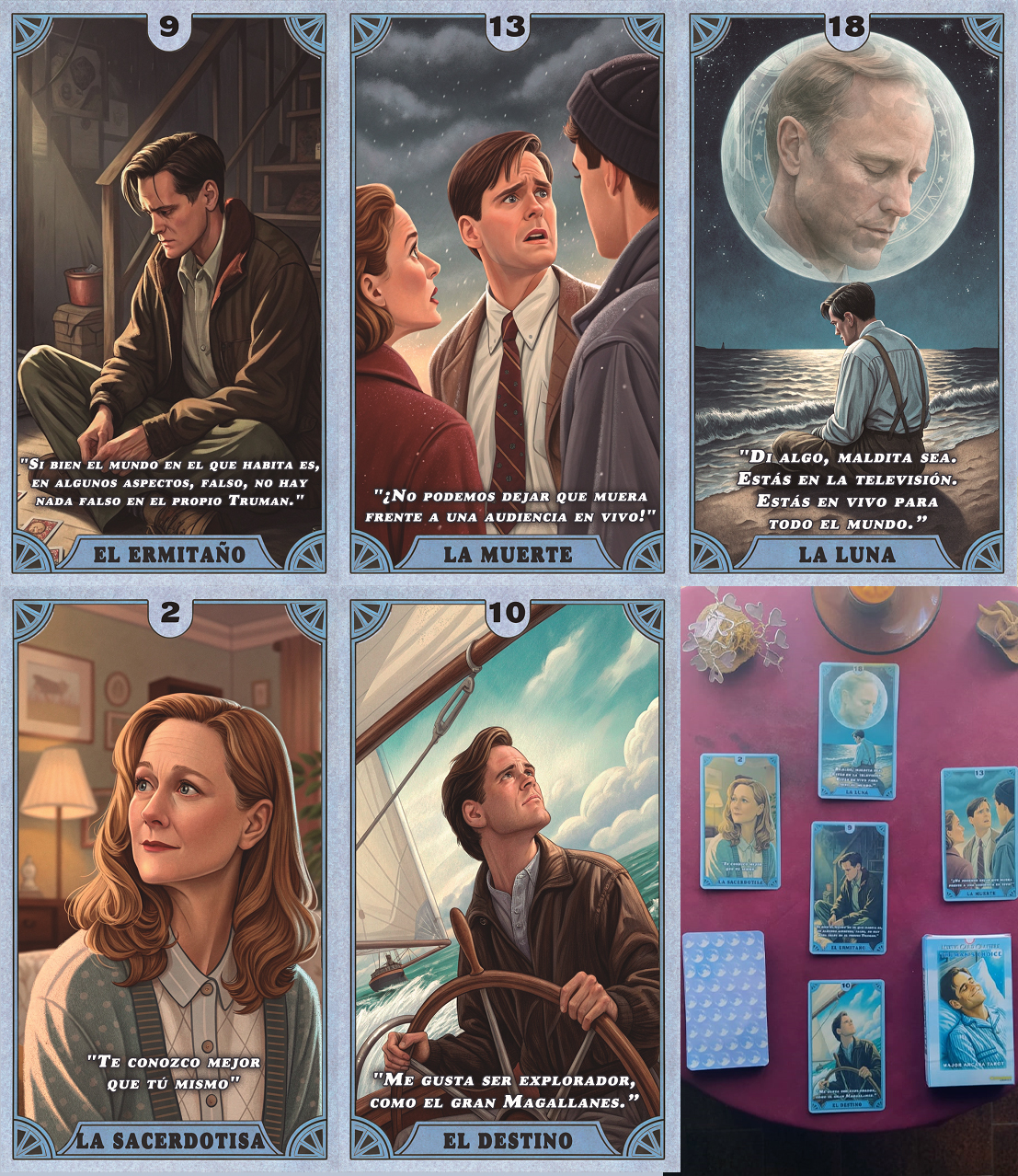 Cartas De Tarot Arcanos Mayores De Truman Choice - Imagen 5