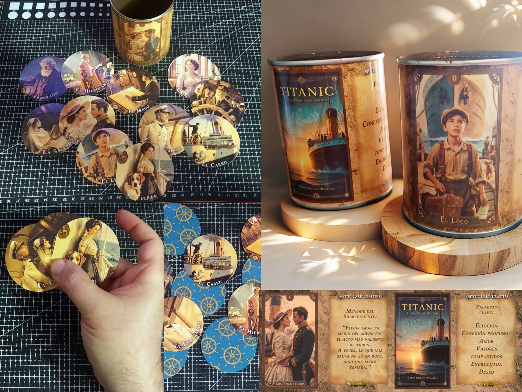 Arcanos en lata - Tarot del Titanic
