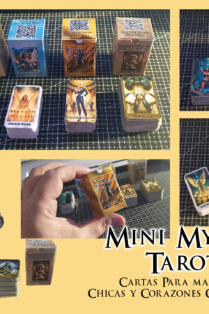 Set De Mini Tarots X 4 Títulos Originales - Combo