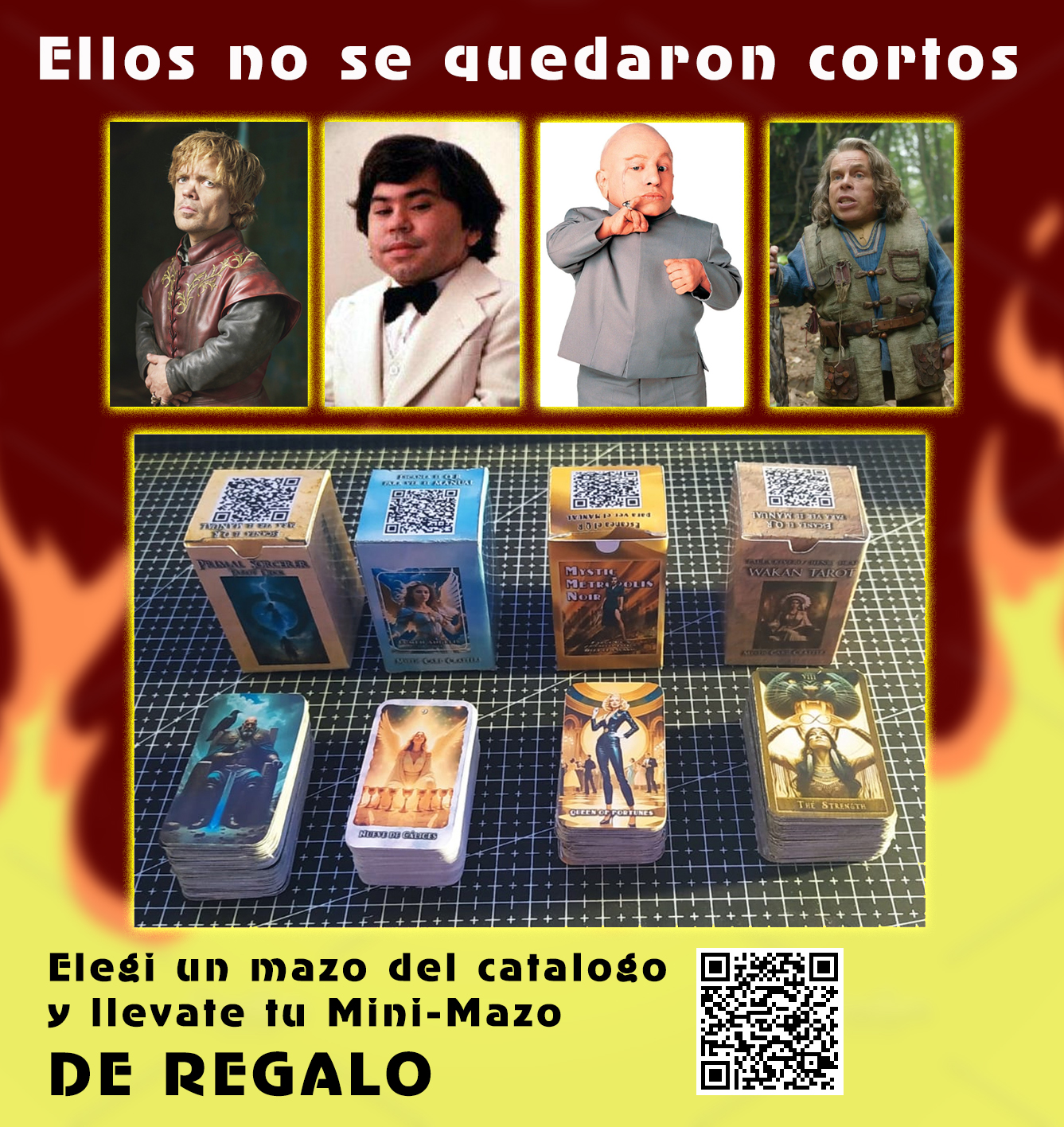 Set De Mini Tarots X 4 Títulos Originales - Combo - Imagen 6
