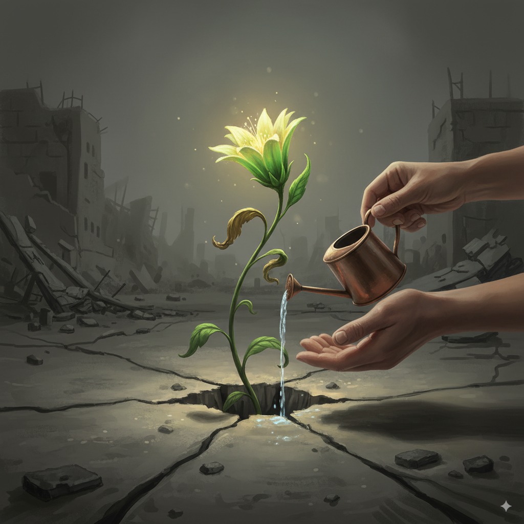 Qué es el amor propio real - ilustración conceptual 2