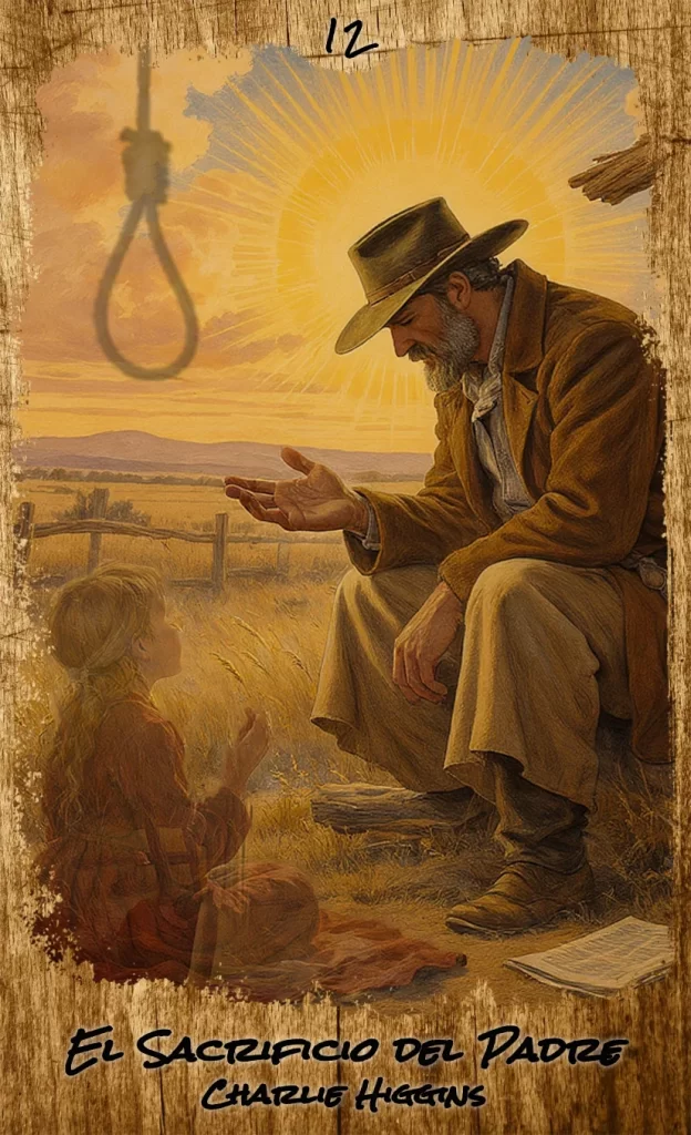 Significado El Colgado: La Historia de "El Sacrificio del Padre" carta del tarot de las dos balas