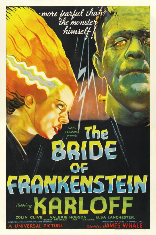 La Novia de Frankenstein - afiche promocional