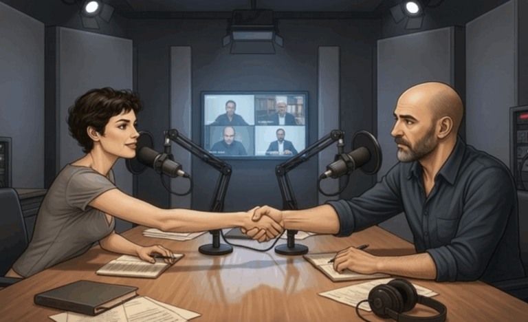 Teoría de la gravedad - Henry y Daria se saludan