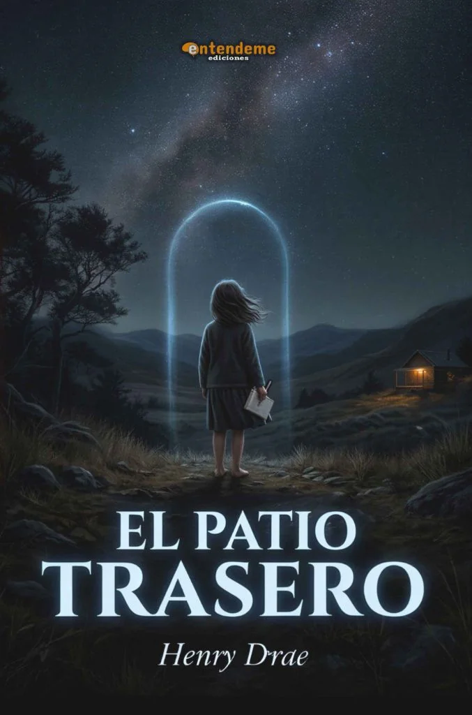Portada de El Patio Trasero, novela de Ciencia Ficción Patagónica y Thriller Distópico de Henry Drae