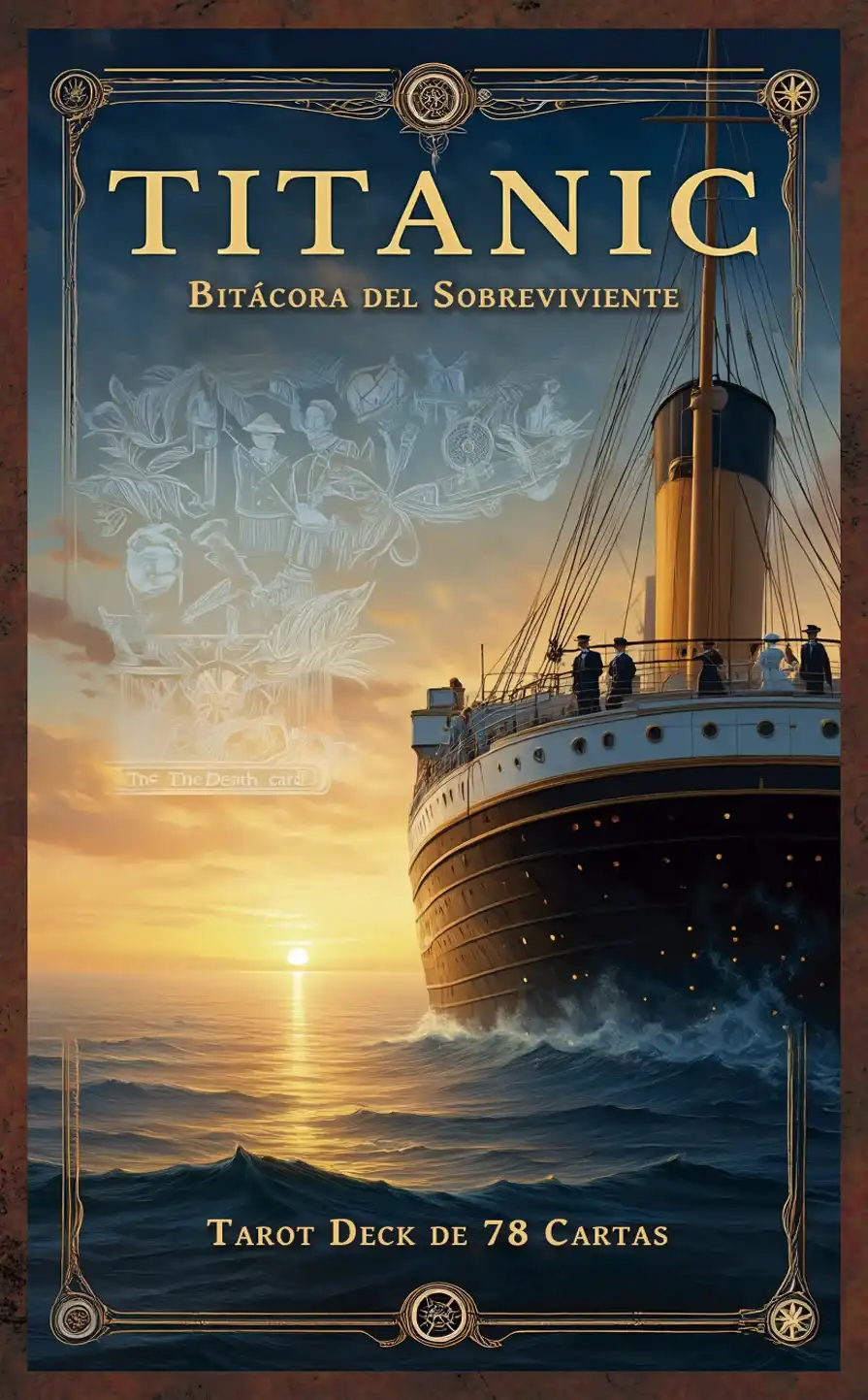 Tarot Titanic Bitácora del Sobreviviente — portada del mazo