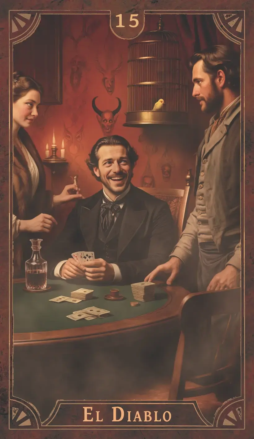 El Diablo — Tarot Titanic (puente de mando)