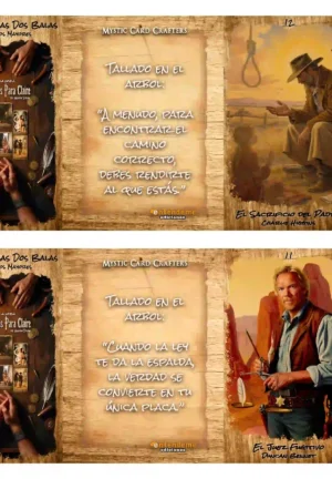 Arcanos en Lata - Tarot de las dos balas