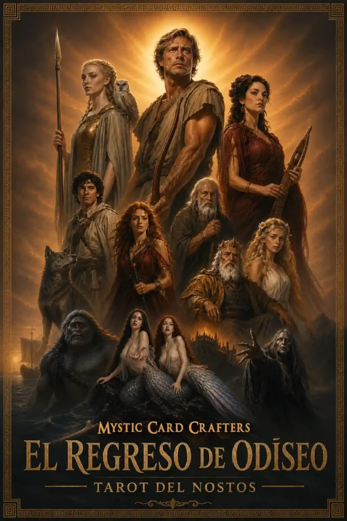 El Regreso de Odiseo - Tarot basados en la odisea. - Tarot de la odisea