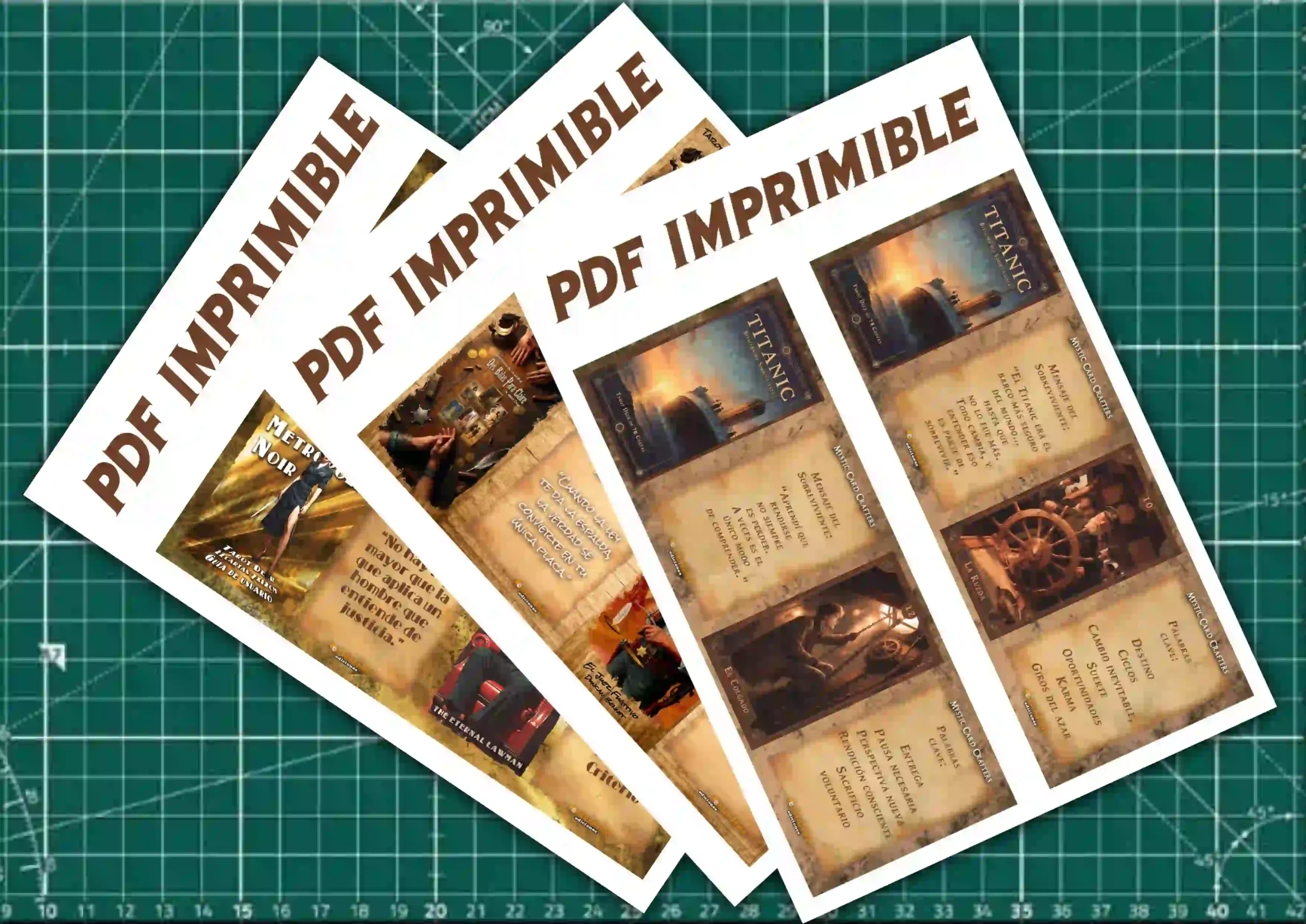 etiquetas para impresion de arcanos en lata