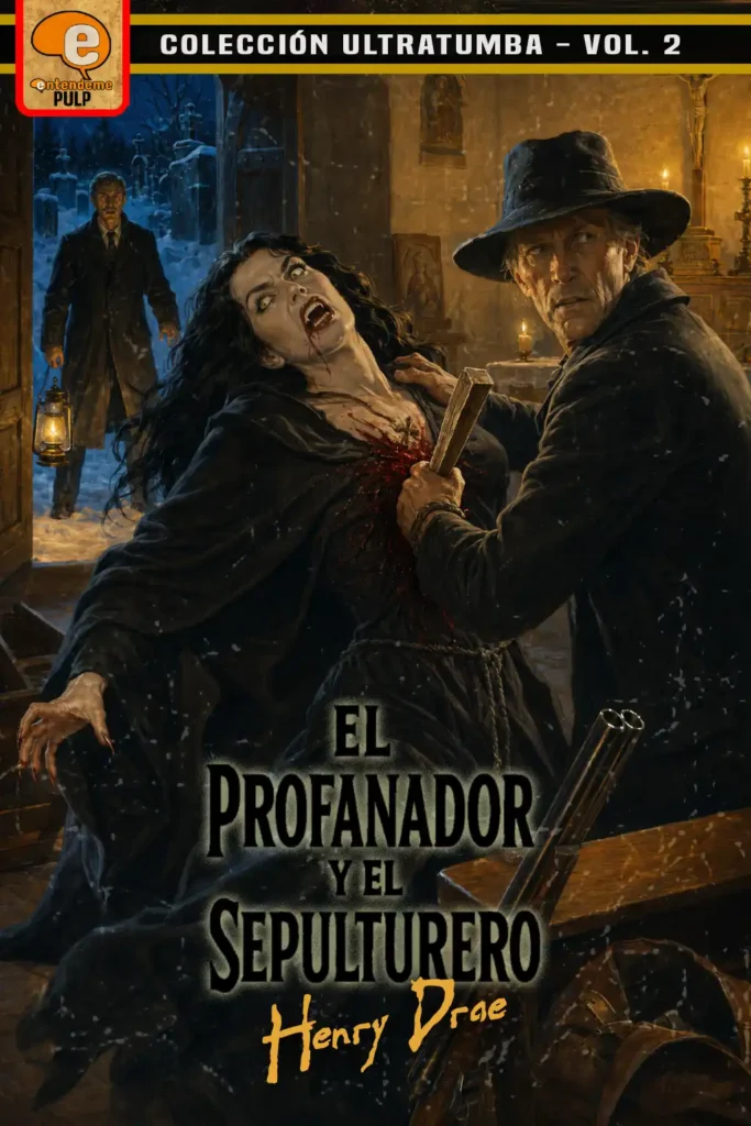 comprar El Profanador y el Sepulturero - portada de la novela de terror gótico