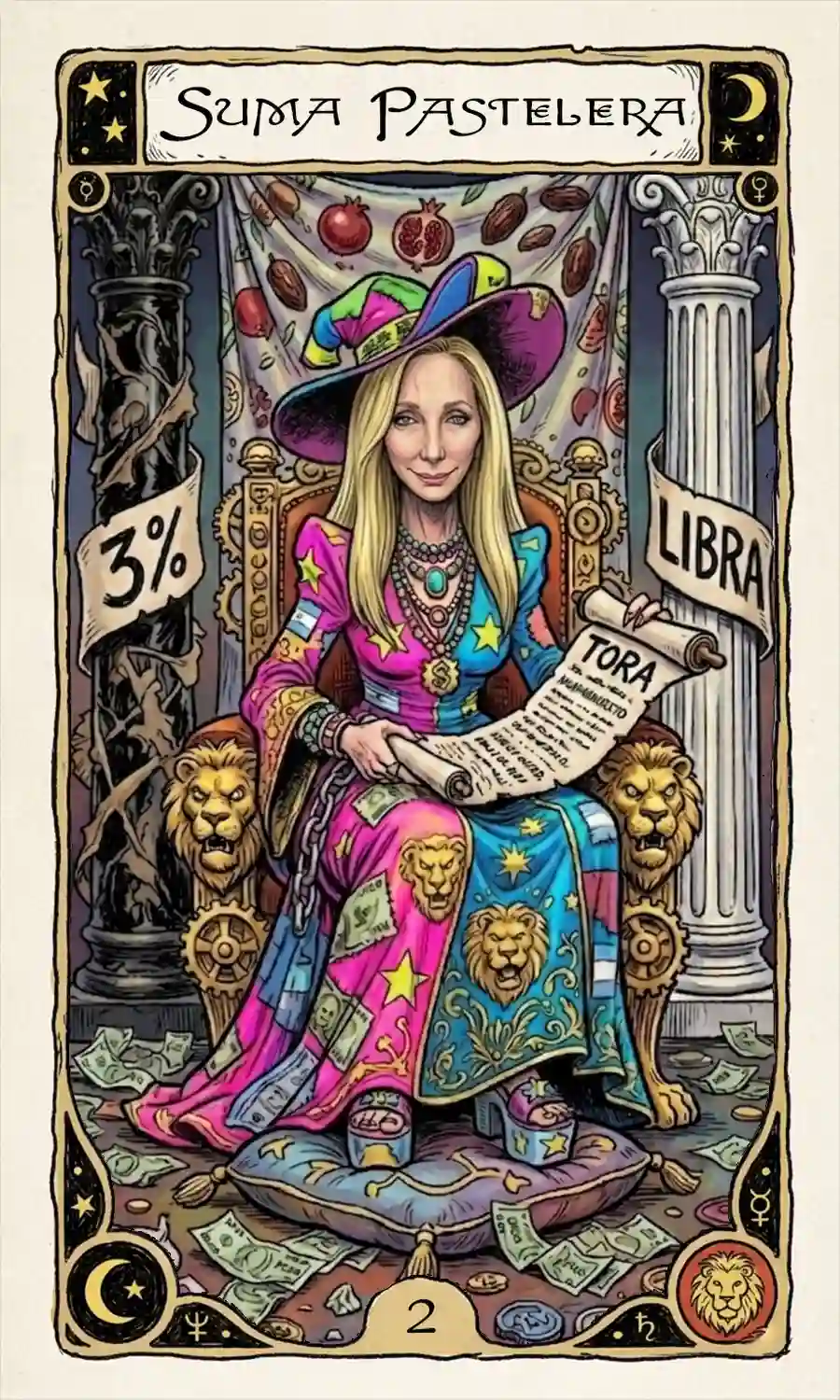 tarot político argentino - LA SACERDOTISA