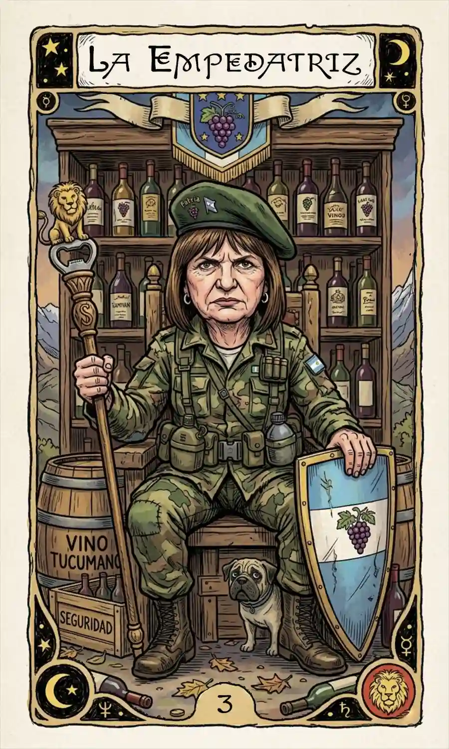 tarot político argentino - LA EMPEDATRIZ