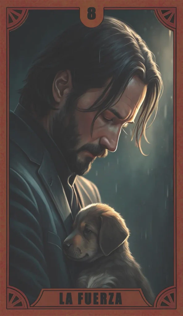 Imagen del tarot de Arcanos Mayores BABA YAGA's Path - películas donde muere el perro
