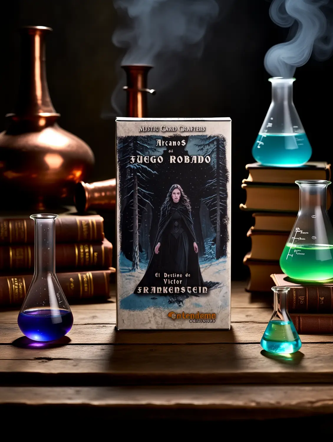 Arcanos del Fuego Robado Pack Imprimible - mazo en laboratorio.