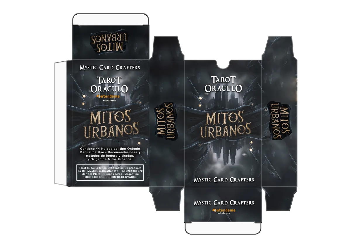 ORACULO DE MITOS URBANOS imprimible en pdf - caja contenedora