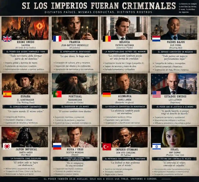 Si los imperios fueran villanos de cine - la propuesta
