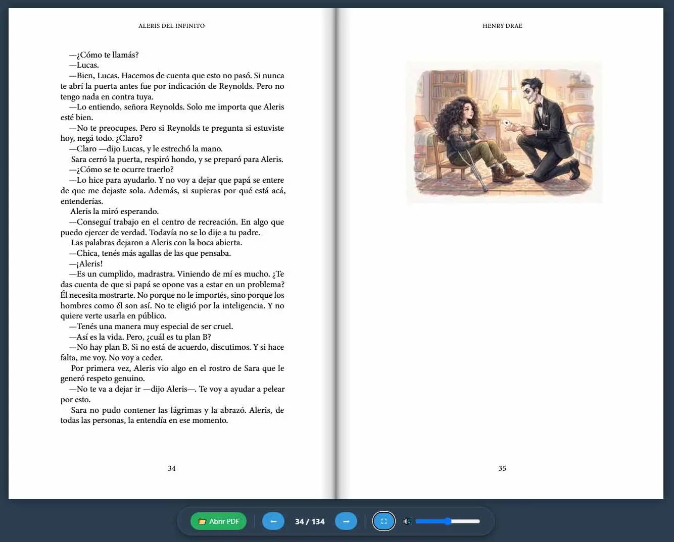 Aleris del Infinito - screen ereader 03