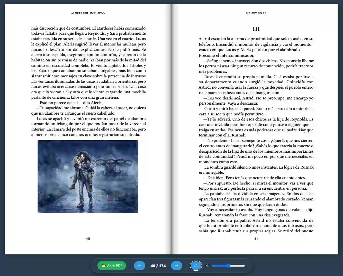 Aleris del Infinito - screen ereader 02