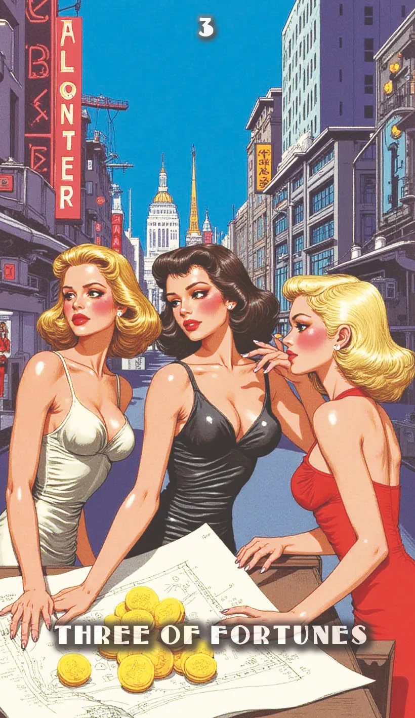 Mystic Metropolis Noir Imprimible - Tarot Deck - Imagen 8