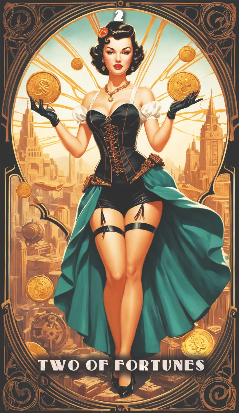 Mystic Metropolis Noir Imprimible - Tarot Deck - Imagen 4