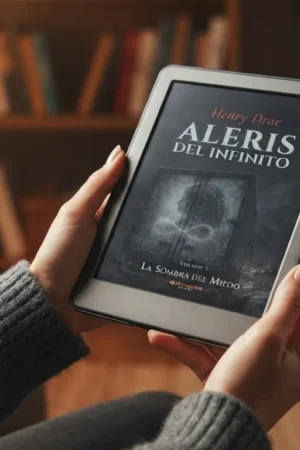 Mockup de Aleris del Infinito - novela de fantasia urbana pack digital