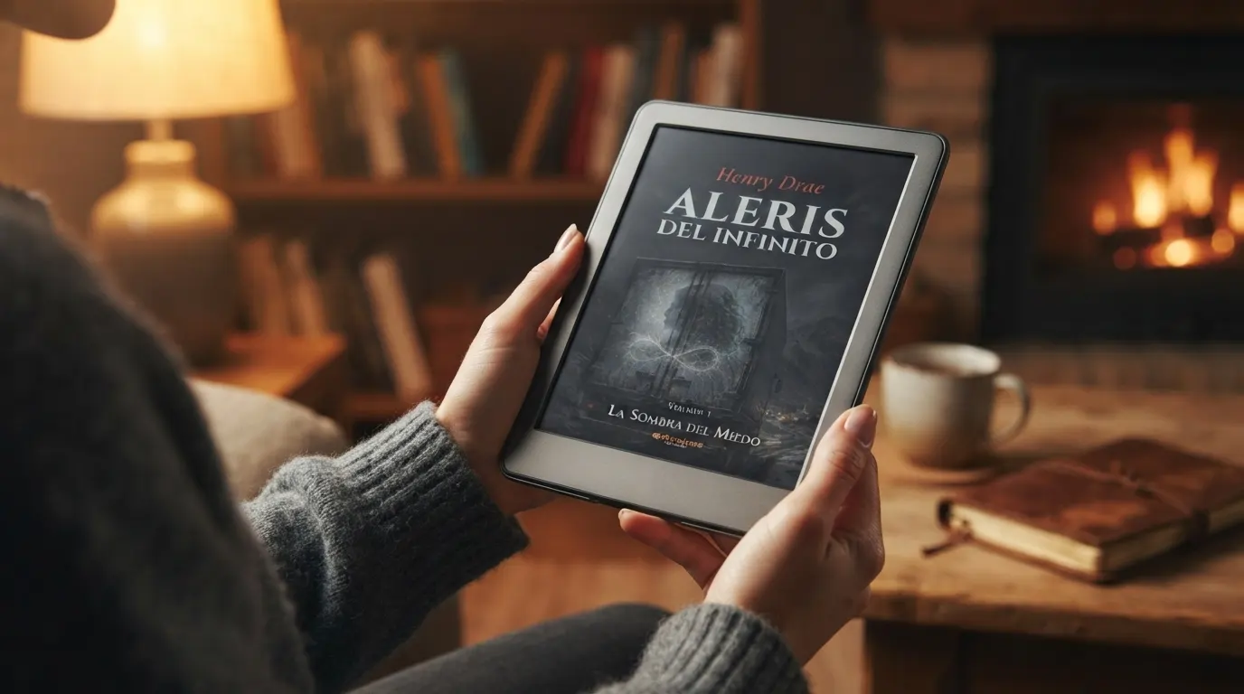 Mockup de Aleris del Infinito - novela de fantasia urbana pack digital
